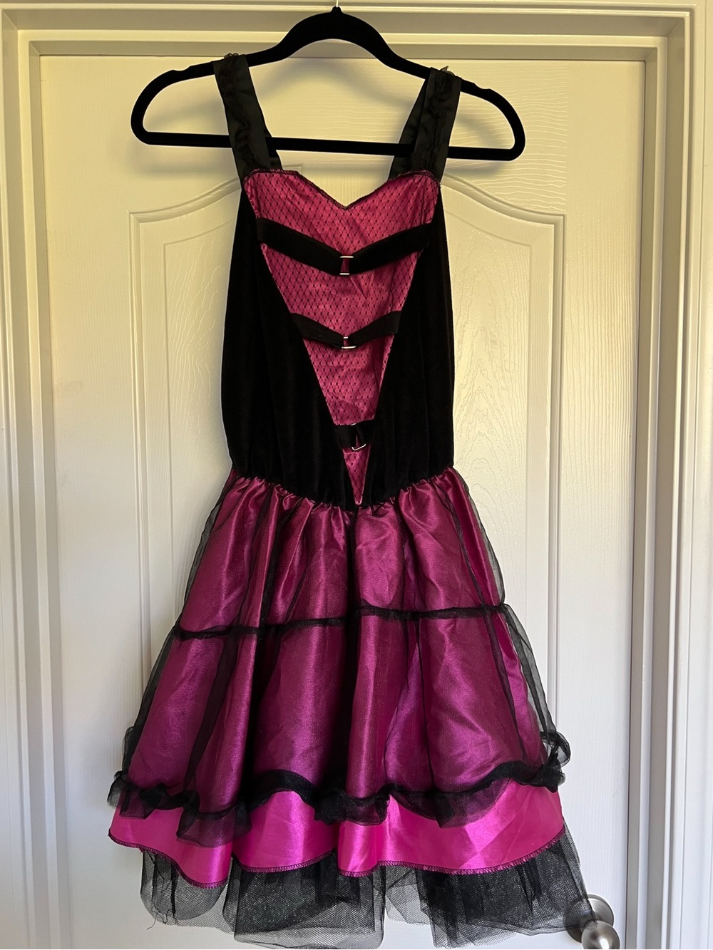 10-12 Vintage Girls Gothic Ballerina Costume Dress